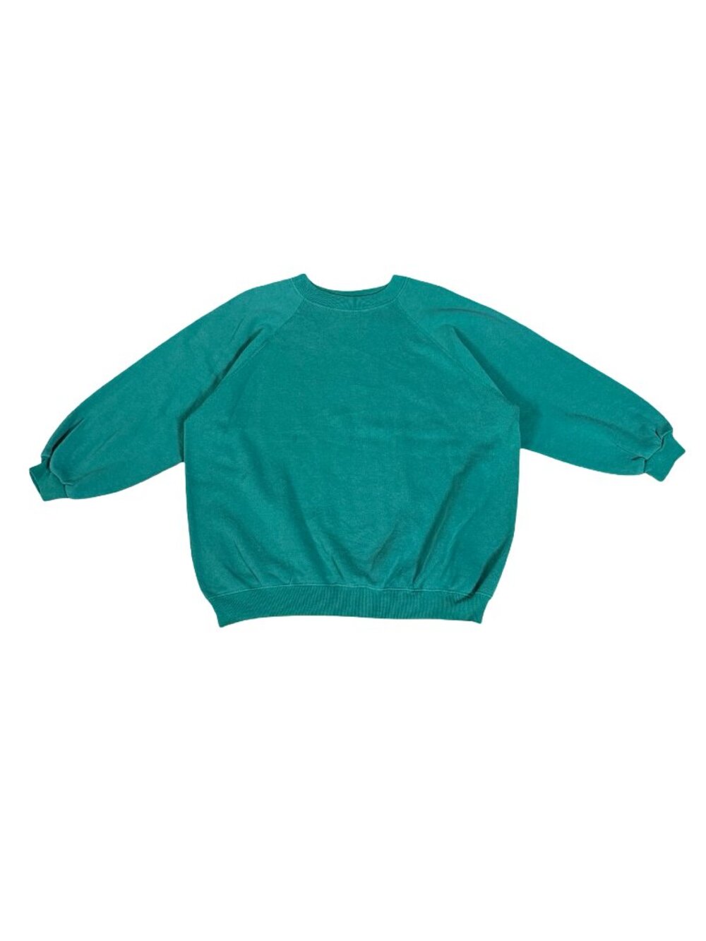 Vintage 1990s Green Blank Crewneck Sweatshirt Men’s XL